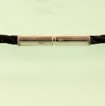 Lederkordel mit Bajonettverschluss 925 Silber